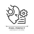 AI reads and summarize pixel perfect linear icon
