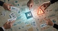 AI Risk and Data Analysis: A Collaborative Approach Royalty Free Stock Photo