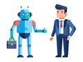 Ai robot replacing a human job