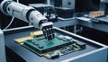 AI Robotic Assembly Royalty Free Stock Photo