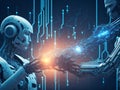 AI robots connecting Minds