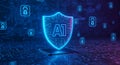 AI Security Shield: Protecting Artificial Intelligence with Cyber Security, Data Privacy, and Digital Defense Technology