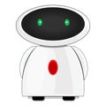 AI simple Robot Character for futuristic Cartoon Vector illustration