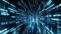 AI software optimizing business management with digital tools organizing data across online computer systems business technology
