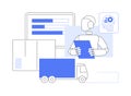 AI-Streamlined Routine Inquiries Handling abstract concept vector illustration.