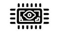 AI Surveillance Microchip, Digital Monitoring Tech, vector design Generative AI Royalty Free Stock Photo