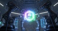 Ai and artificial intelligence powering robotics automation technology for future innovation and advanced machine learning Royalty Free Stock Photo