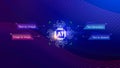 Ai tech, Artificial Intelligence to generate content, Text to image, speech, smart AI, using command prompt for generates Royalty Free Stock Photo