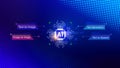 Ai tech, Artificial Intelligence to generate content, Text to image, speech, smart AI, using command prompt for generates Royalty Free Stock Photo