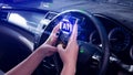Ai tech, using virtual graphic Global Internet connect Chatgpt Chat with AI on smartphone, Artificial Intelligence, using command