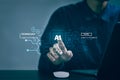 AI technology Business people who use AI technology, such as using it to create images, chatbots, coding,