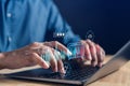 AI technology for workflow planning, data management, and cloud computing. Enhance automation, task Royalty Free Stock Photo