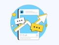 AI tools automating social media content creation, including AI-powered post and comment reply generators. Social media