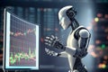 AI Trading. AI Robot on chatGPT generate analytic Trading chart.