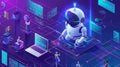AI virtual chatbots empower developers to perform hands-on tasks such as generating custom code segments or refactoring existing