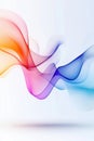 AI Voice Icon, A sleek 2D illustration of sound waves visually depicting AI-generated voice, rendered in flat minimal style.