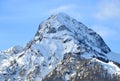 Aibga ridge, Black Pyramid peak Royalty Free Stock Photo