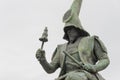 Kato Kiyomasa Statue at Meijo Park in Nagoya, Aichi, Japan. Royalty Free Stock Photo