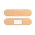 Aid Band Plaster Strips Set. Vector