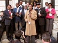 Aid Workers at the Embassy of Haiti