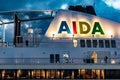 AIDA logo on the Aida Sol AIDAsol Cruise Ship