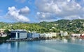 View from AIDAperla in Saint Lucia