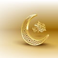 Aidilfitri graphic design Royalty Free Stock Photo