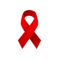 AIDS awareness ribbon vector illustration