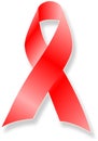 AIDS/HIV Awareness Ribbon Royalty Free Stock Photo
