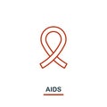 Aids icon. Creative design from healthcare icons collection. Two color Aids icon for web design, apps, software, print