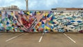 AIDS memorial mural on the side of the Nelson-Tebedo Resource Center on Cedar Springs in Dallas, Texas