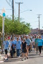 AIDSwalk Participants Royalty Free Stock Photo