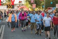 AIDSwalk Participants Royalty Free Stock Photo