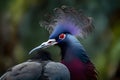 Western crowned pigeon Generated Ai