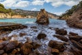 Aigua Blava, Mediterranean sea in Costa Brava Spain