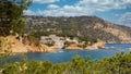 Aigua Blava, Mediterranean sea in Costa Brava Spain