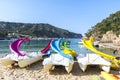 Aiguablava beach in Costa Brava, Catalonia, Spain