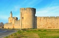 Aigues-Mortes. Near Montpellier and NÃÂ®mes. South of France. Medieval city. Royalty Free Stock Photo