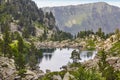 Aigues tortes national park forest landscape. Gerber route. LLeida