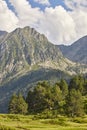 Aigues tortes national park forest landscape. Gerber route. Spain