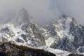 Aiguille du Chamonix Royalty Free Stock Photo