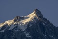 Aiguille du Midi at sunrise. Alps