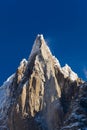 Aiguilles du Alpes from the Mer de Glace, Chamonix Royalty Free Stock Photo