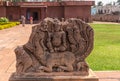 Aihole historic museum with statue Aihole Karnataka India