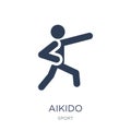 aikido icon. Trendy flat vector aikido icon on white background