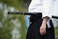 Aikido with the traditional japanese sword