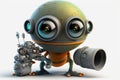ailed renderingMeet the Adorable Alien: High-Quality Unreal Engine 5 Advertisement Photography