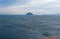 Ailsa Craig island in Scotland Royalty Free Stock Photo