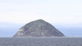 Ailsa Craig in the outer Firth of Clyde Royalty Free Stock Photo