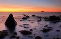 Ailsa Craig Sunset Royalty Free Stock Photo